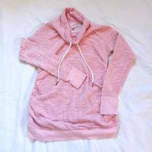 * Isabel Maternity Pink Cowl Neck Sweater